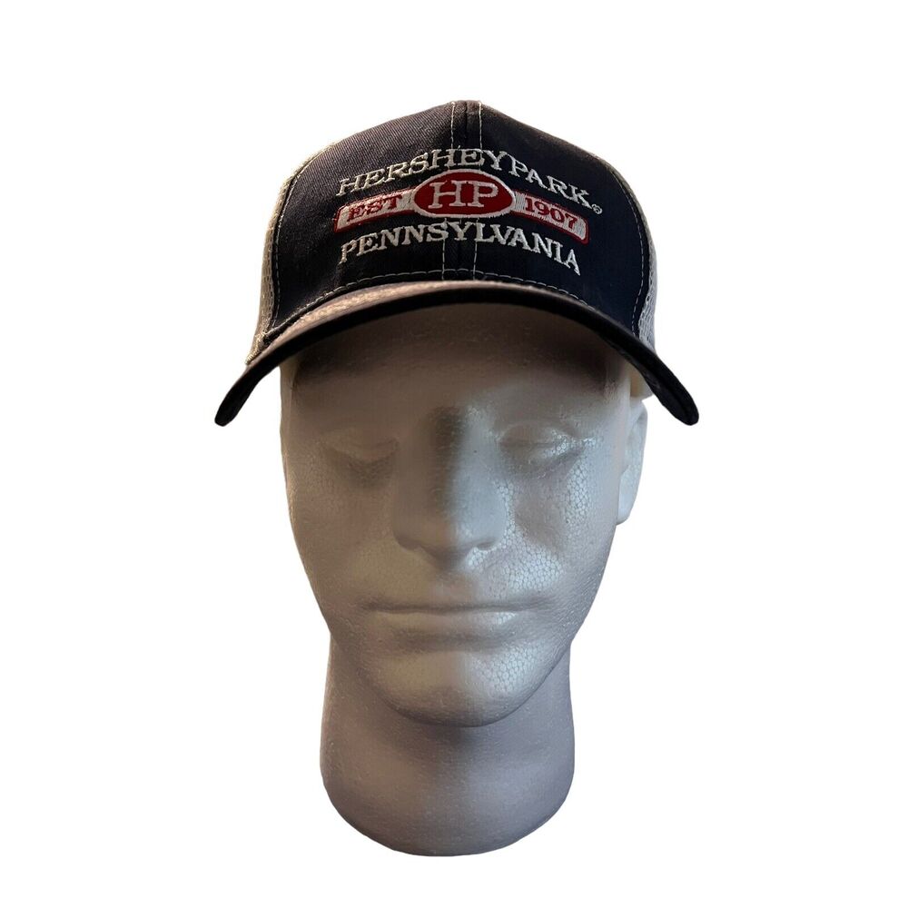 Hershey Park Pennsylvania EST 1907 Navy Blue W/White Mesh Back Embroidered
